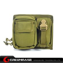 Picture of CORDURA Fabric MOLLE Modular 2 Pouch Khaki GB10088 