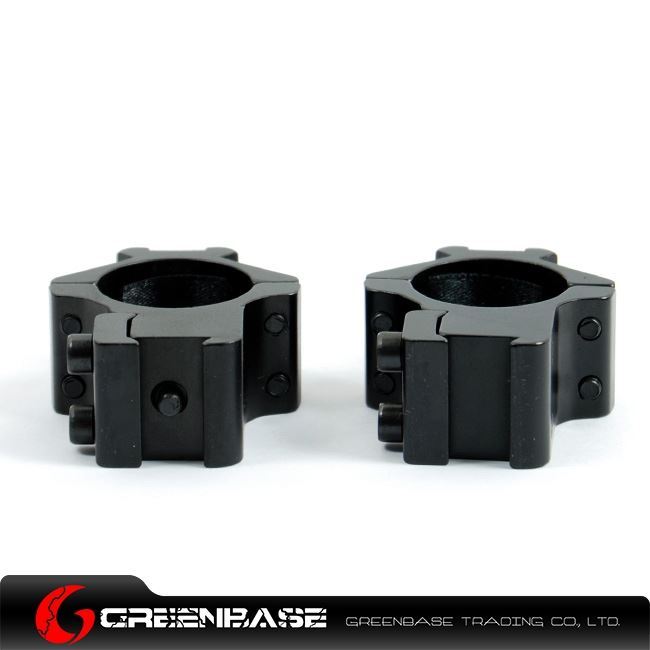 thumbnail image 2 of MetalTac 1 Inch Medium Profile Scope Mount Rings – 11mm Dovetail Rail For Air Guns – 2 Pcs 2 of 5