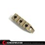 Picture of GB Keymod 5 slot rail section for URX 4.0 Dark Earth GTA1178 