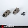 Picture of NB G3 Polymer Front & Rear Folding Sights Dark Earth GTA1020