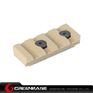 Picture of NB  KM system 4-Slot Rail base for NSR rail Dark Earth NGA1092