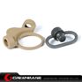 Picture of Unmark Steel Dual Side QD Sling Swivel Dark Earth for GBB NGA0386 