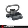 Picture of Unmark GS Type QD Sling Swivel Rail Mount Black NGA0391 