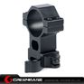 Picture of NB KC04 30mm Ring Weaver QD Mount Adapter Fits 20mm Picatinny Weaver Rail Base Black NGA1114