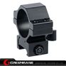 Picture of NB KC06 30mm Ring Weaver QD Mount Adapter Fits 20mm Picatinny Weaver Rail Base Black NGA1116