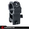 Picture of NB KC12 30mm Ring Weaver QD Mount Adapter Fit 20mm Picatinny Weaver Rail Base Black NGA1121