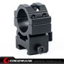 Picture of NB KC14 25mm Ring Weaver QD Mount Adapter Fit 20mm Picatinny Weaver Rail Base Black NGA1123 