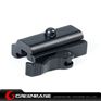 Picture of NB Y0056 Quick Detach Release Mount Adapter 20mm QD Bipod Mount Black NGA1131