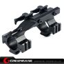 Picture of NB Tactical Top Rail Extend 30/25mm Ring Weaver QD Mount Adapter Fits 20mm Weaver Rail Base Black NGA1135