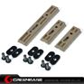 Picture of Unmark Polymer Rail Sections for MP handguard Dark Earth NGA0374 