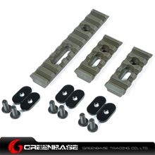 Picture of Unmark Polymer Rail Sections for MP handguard Olive Drab NGA0375 