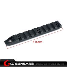 Picture of GB Keymod 9 slot rail section for URX 4.0 Black GTA1179 