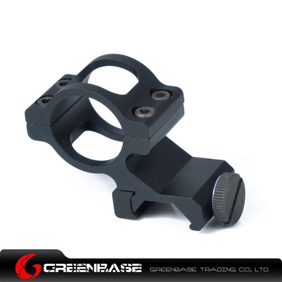 Picture of Unmark Offset Flashlight 1 inch Ring Mount Black NGA0346 