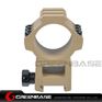 Picture of Tactical Top Rail extend 30mm Rings Dark Earth  NGA0225