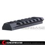 Picture of NB 7 Slots Dual Interface M-LOK Rail Section 3/8'' Qucik Detachable Socket QD Attachment Feature Black NGA1371