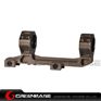 Picture of NB GE Scope Mount 25.4mm/30mm Scope Ring Mount Short Version Gold Brown NGA1547