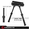 Picture of M-LOK 6.5" - 9" Rifle Bipod Lightweight Adjustable for Gun Hunting Matte Black NGA2071