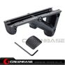 Picture of Unmark Nylon Foregrip Triangle Angled Fore Grip AFG2 Black AR 15 Accessories Fit Picatinny Rail GTA1081 